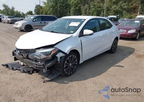 2014 Toyota Corolla S Plus z USA, uszkodzony, nr VIN 2T1BURHE5EC067546